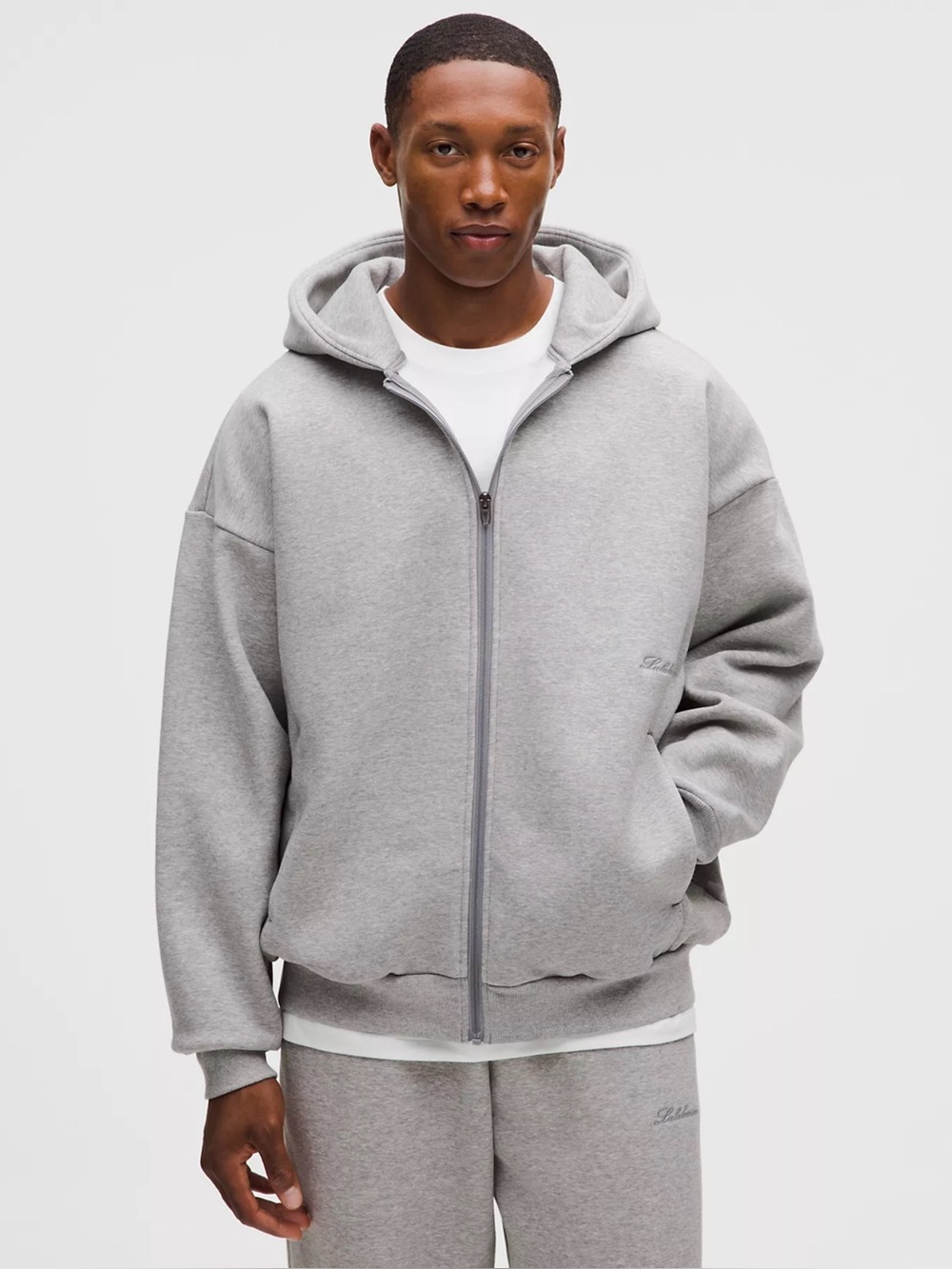 Lululemon Big Cozy Full-Zip Hoodie Wordmark Size XL
